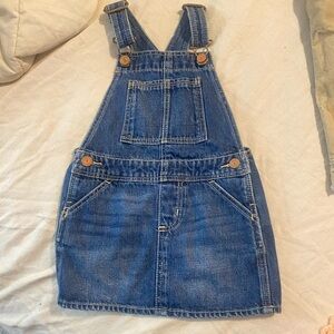 Baby Gap denim overall dress